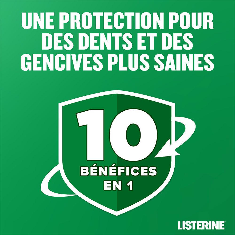 Listerine Total Care Dents et Gencives – Bain de Bouche Sans Alcool