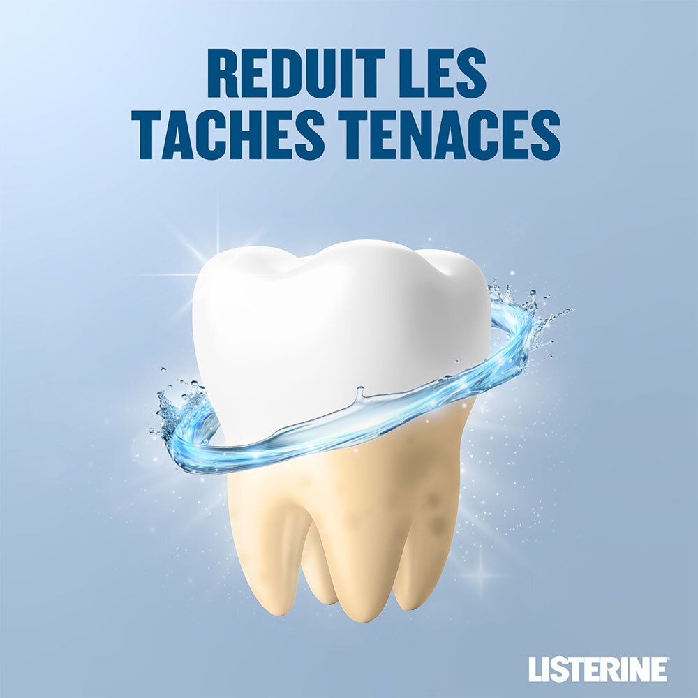 Listerine Soin Blancheur – Bain de Bouche Menthe Douce