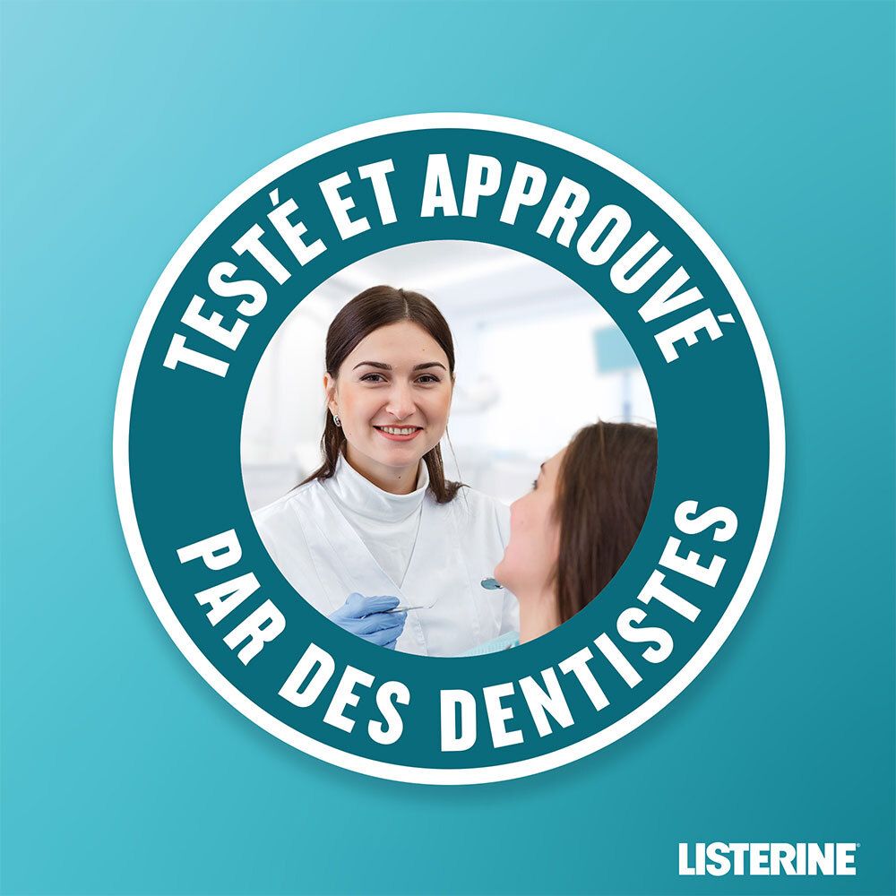 Listerine Fraîcheur – Bain de Bouche Sans Alcool Goût Plus Léger