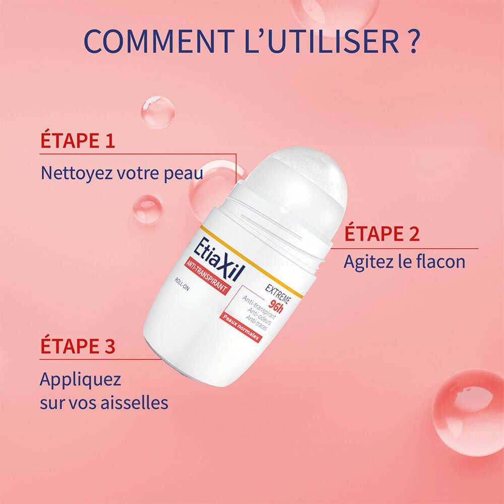 ETIAXIL Anti-Transpirant Extrême 96h x2