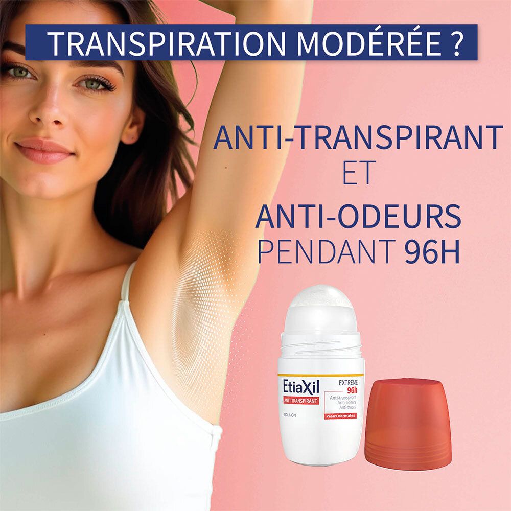 ETIAXIL Anti-Transpirant Extrême 96h x2