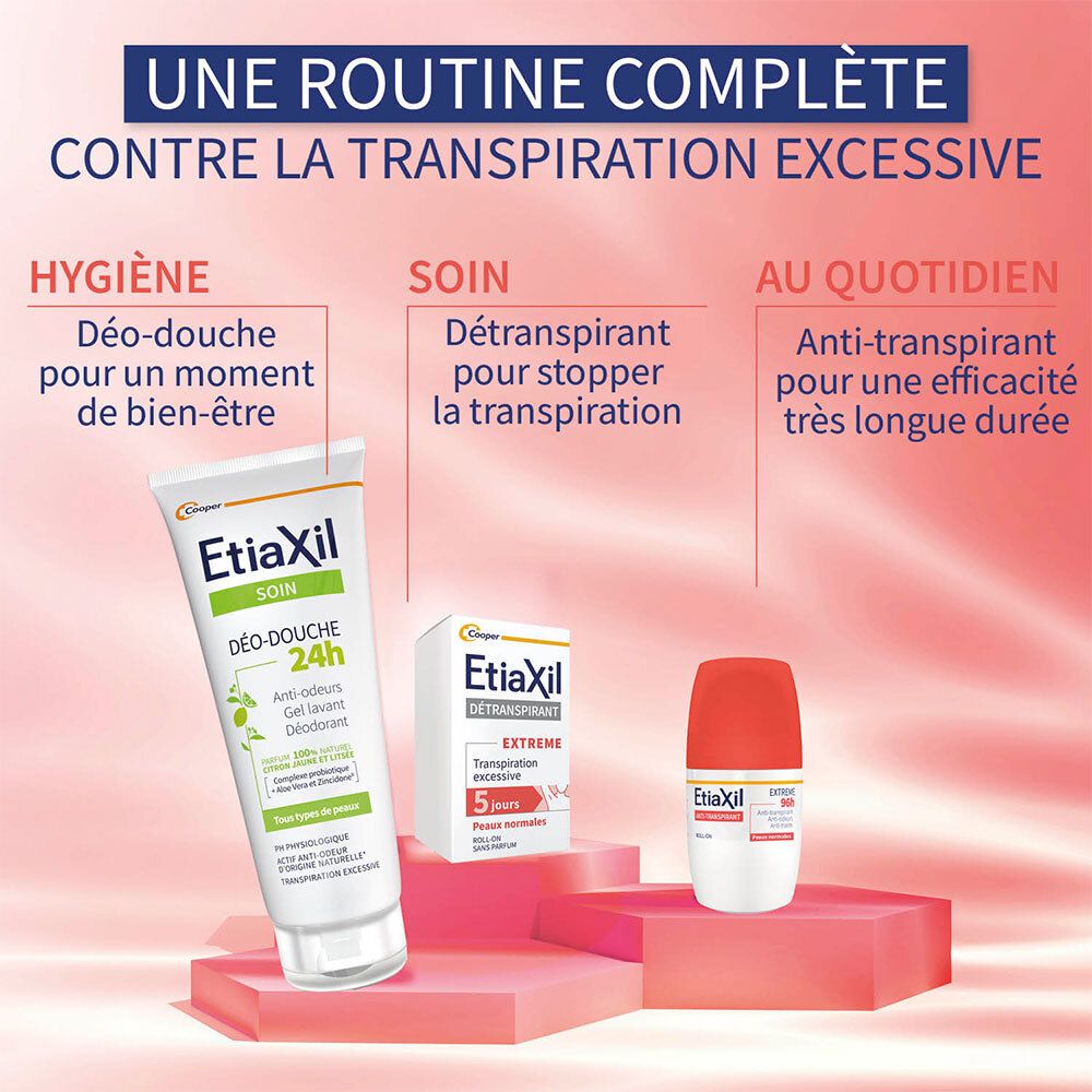 ETIAXIL Anti-Transpirant Extrême 96h x2