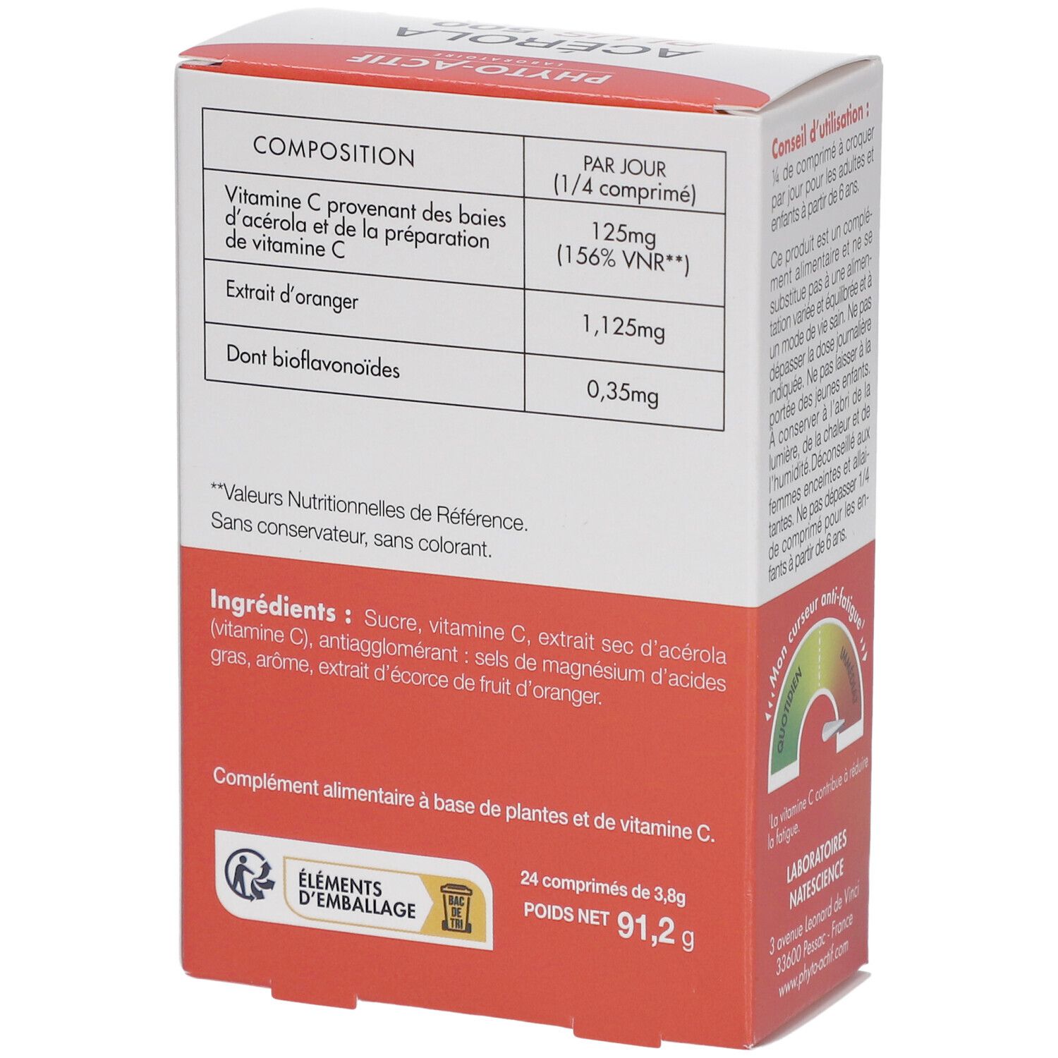 PHYTO-ACTIF Acerola Plus 500