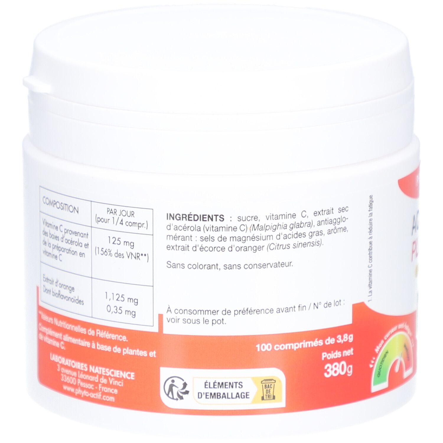 PHYTO-ACTIF Acerola Plus 500