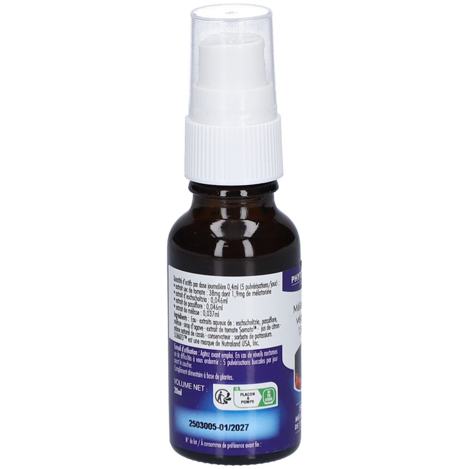 PHYTO-ACTIF Spray Mélatonine Végétale
