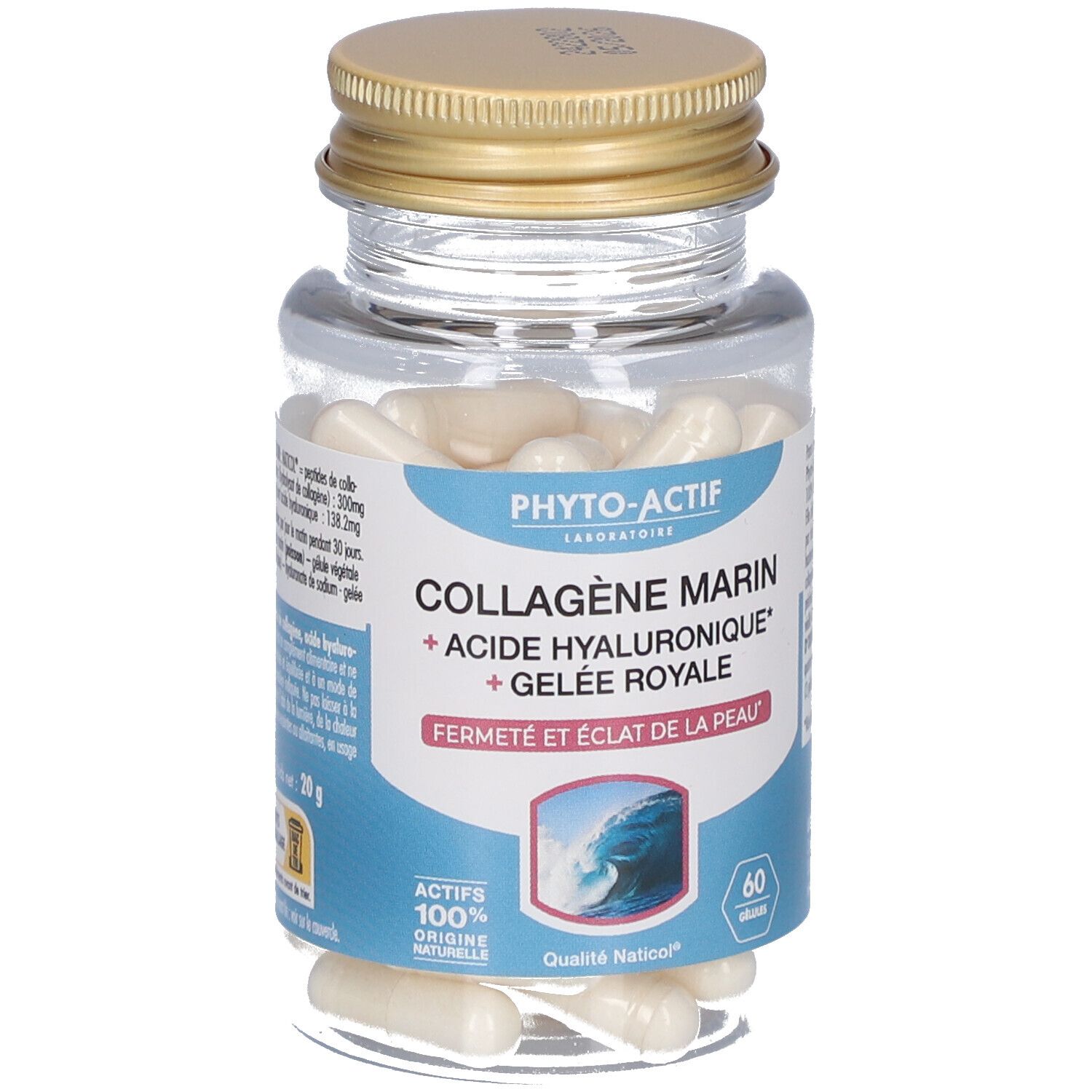 PHYTO-ACTIF Collagène Marin + Acide Hyaluronique + Gelée Royale