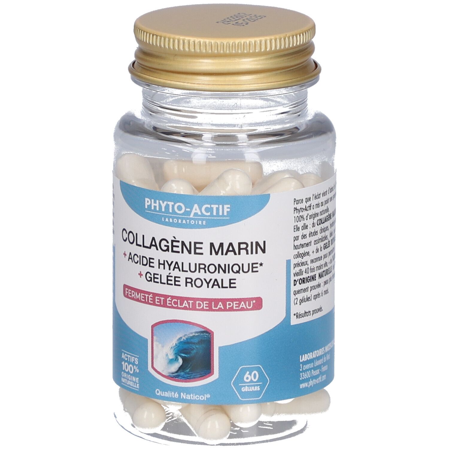 PHYTO-ACTIF Collagène Marin + Acide Hyaluronique + Gelée Royale