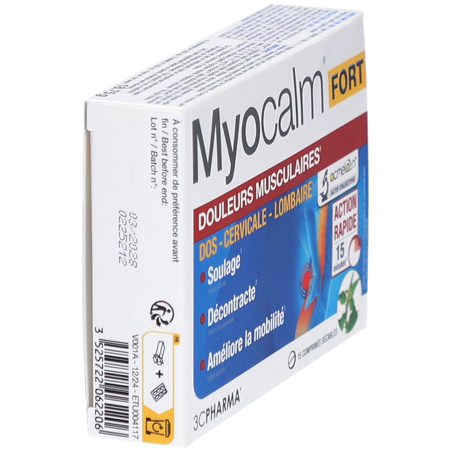 3CPHARMA Myocalm Fort Douleurs Cervicales