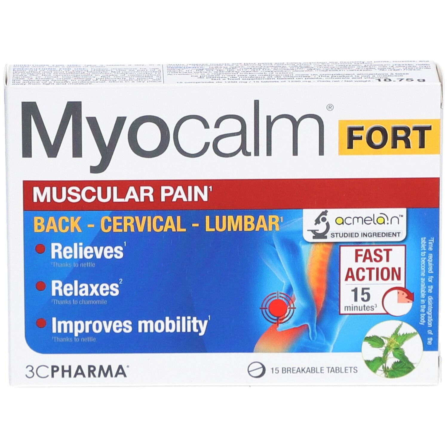 3CPHARMA Myocalm Fort Douleurs Cervicales