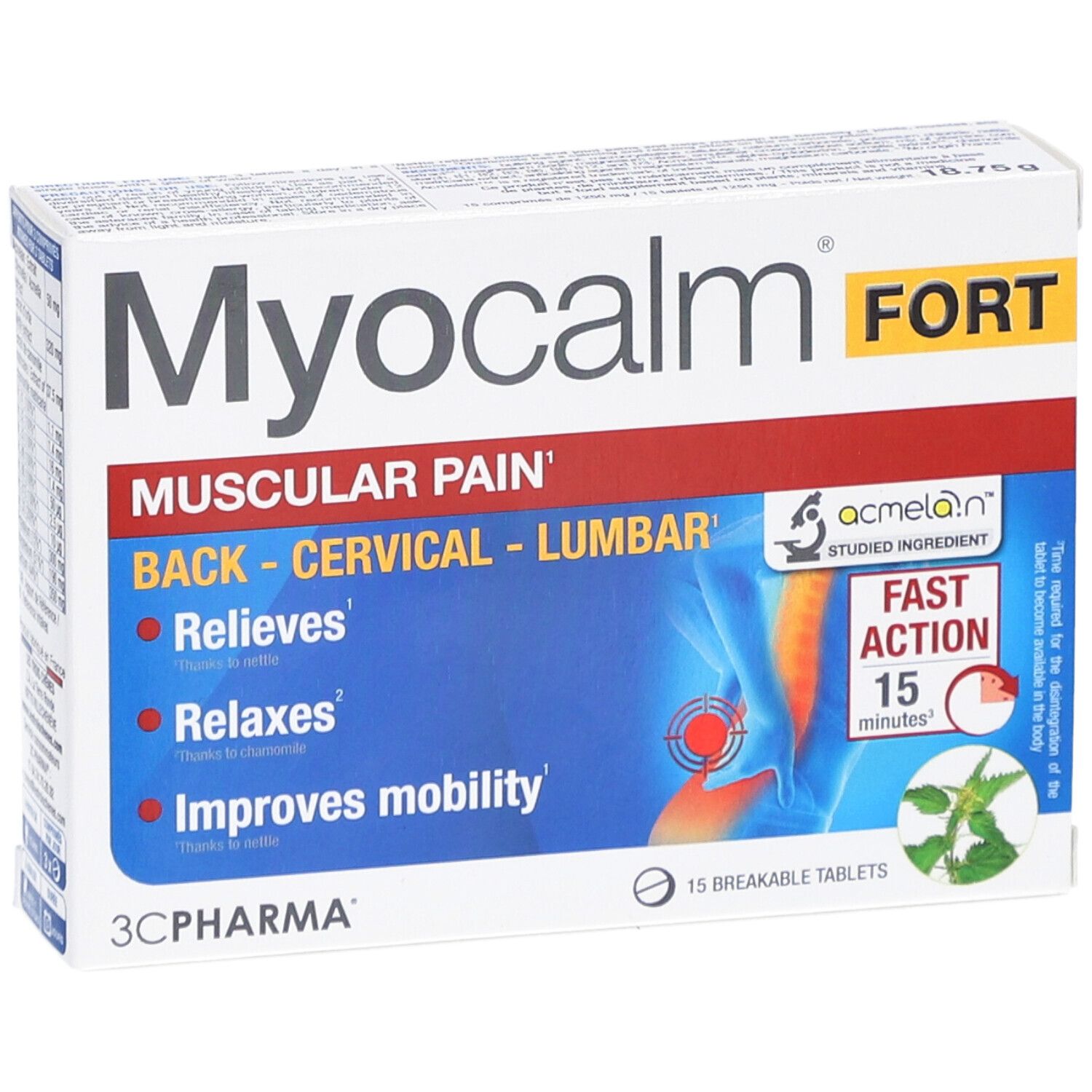 3CPHARMA Myocalm Fort Douleurs Cervicales
