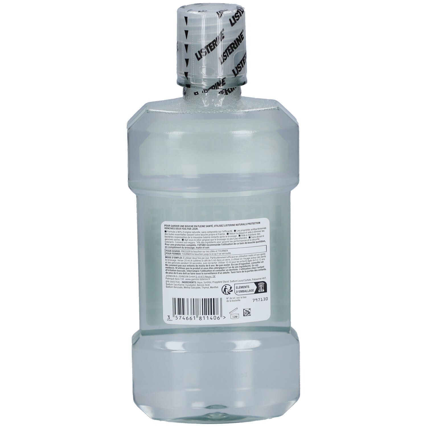 Listerine Naturals Bain de Bouche Protection Gencives