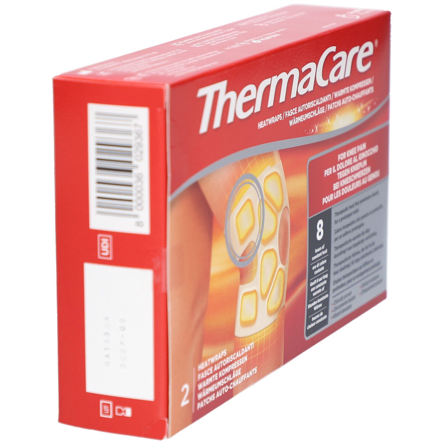 Thermacare Patchs auto-chauffants Genou - Boîte de 2