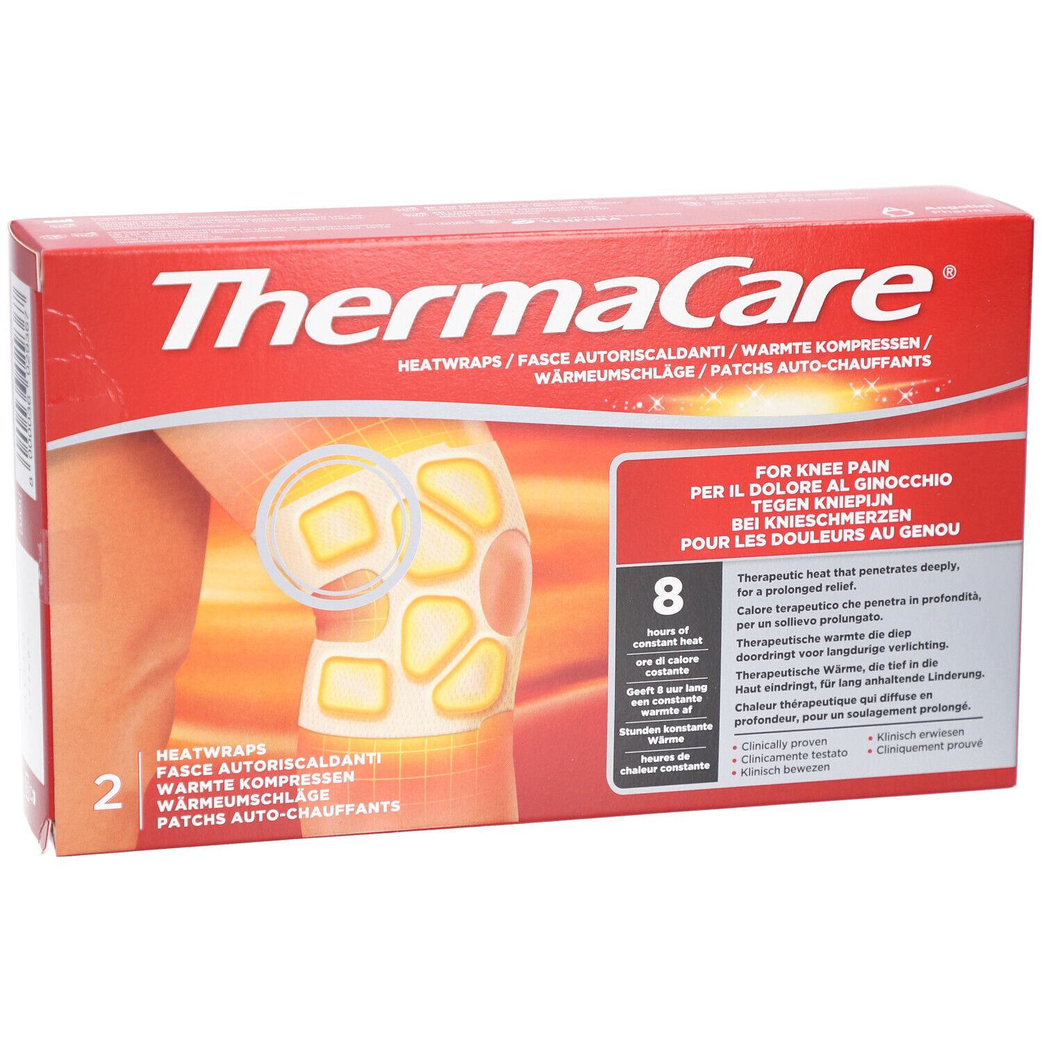 Thermacare Patchs auto-chauffants Genou - Boîte de 2