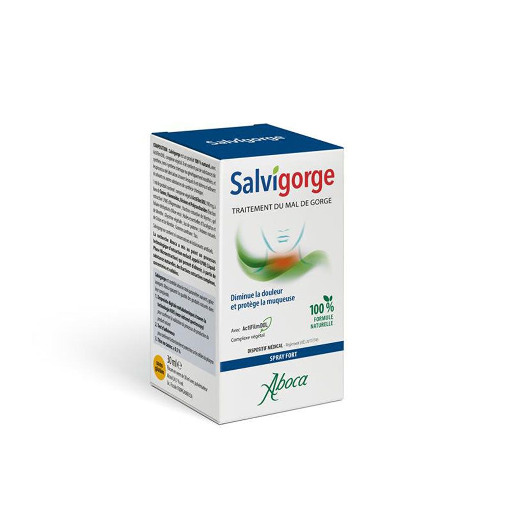 SALVIGORGE 2ACT SPRAY - Traitement du mal de gorge et cavité orale - fl 30 ml
