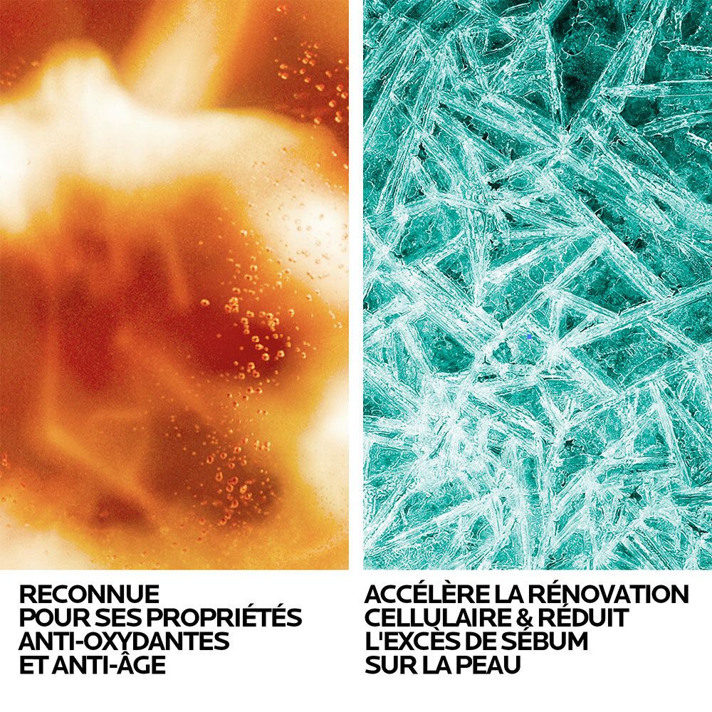 LA ROCHE-POSAY Gel Moussant Vitamin C. Image : Propriétés anti-oxydantes et anti-âge. Accélère le renouvellement cellulaire.