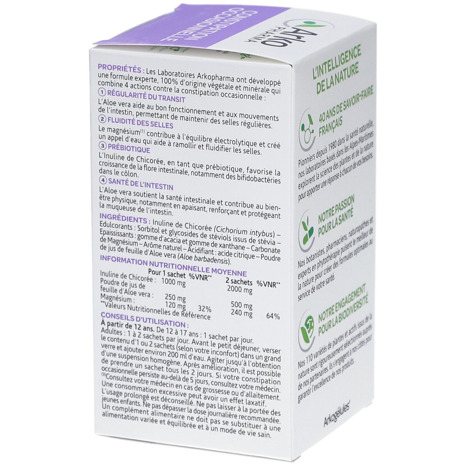 ARKOPHARMA - Constipation occasionnelle