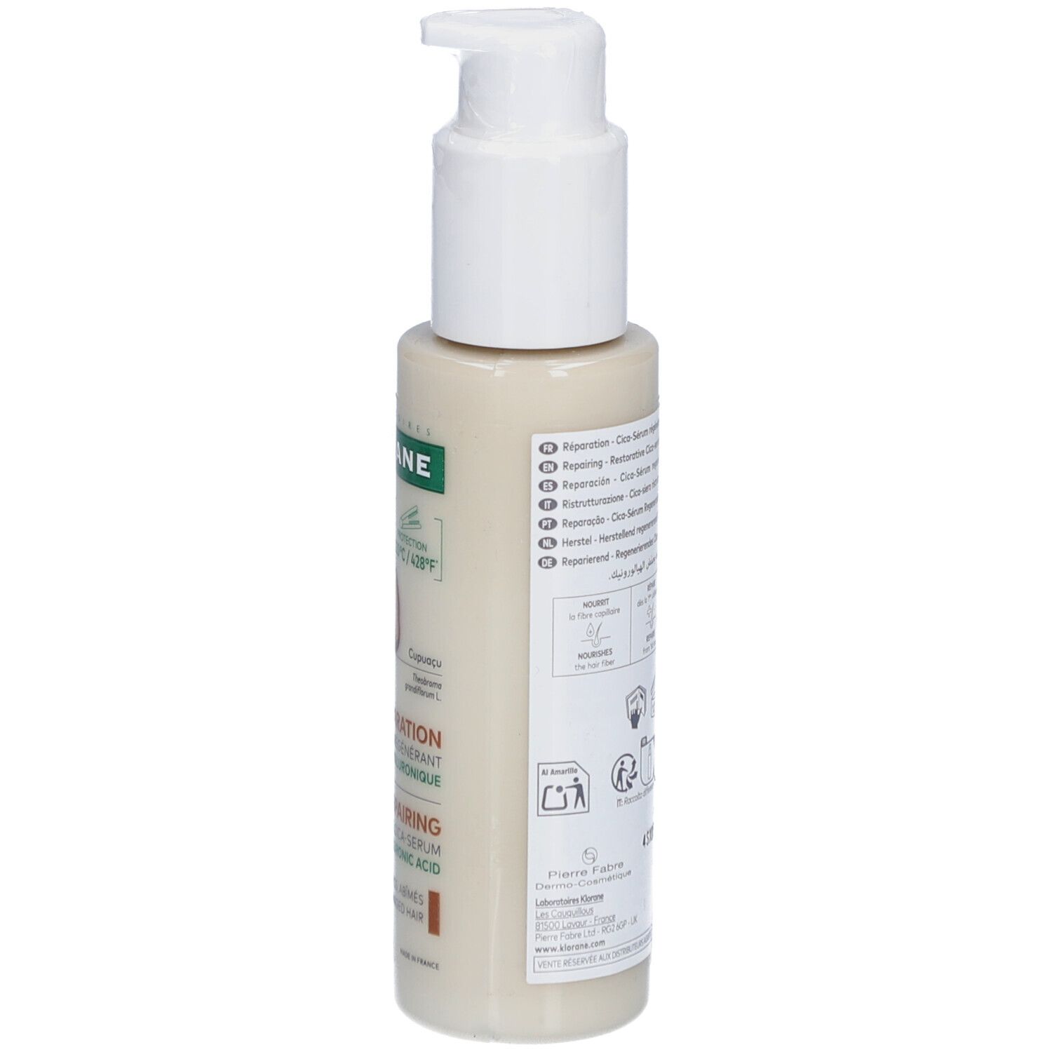 KLORANE Réparation Cica-Sérum Régénérant à l'Acide Hyaluronique