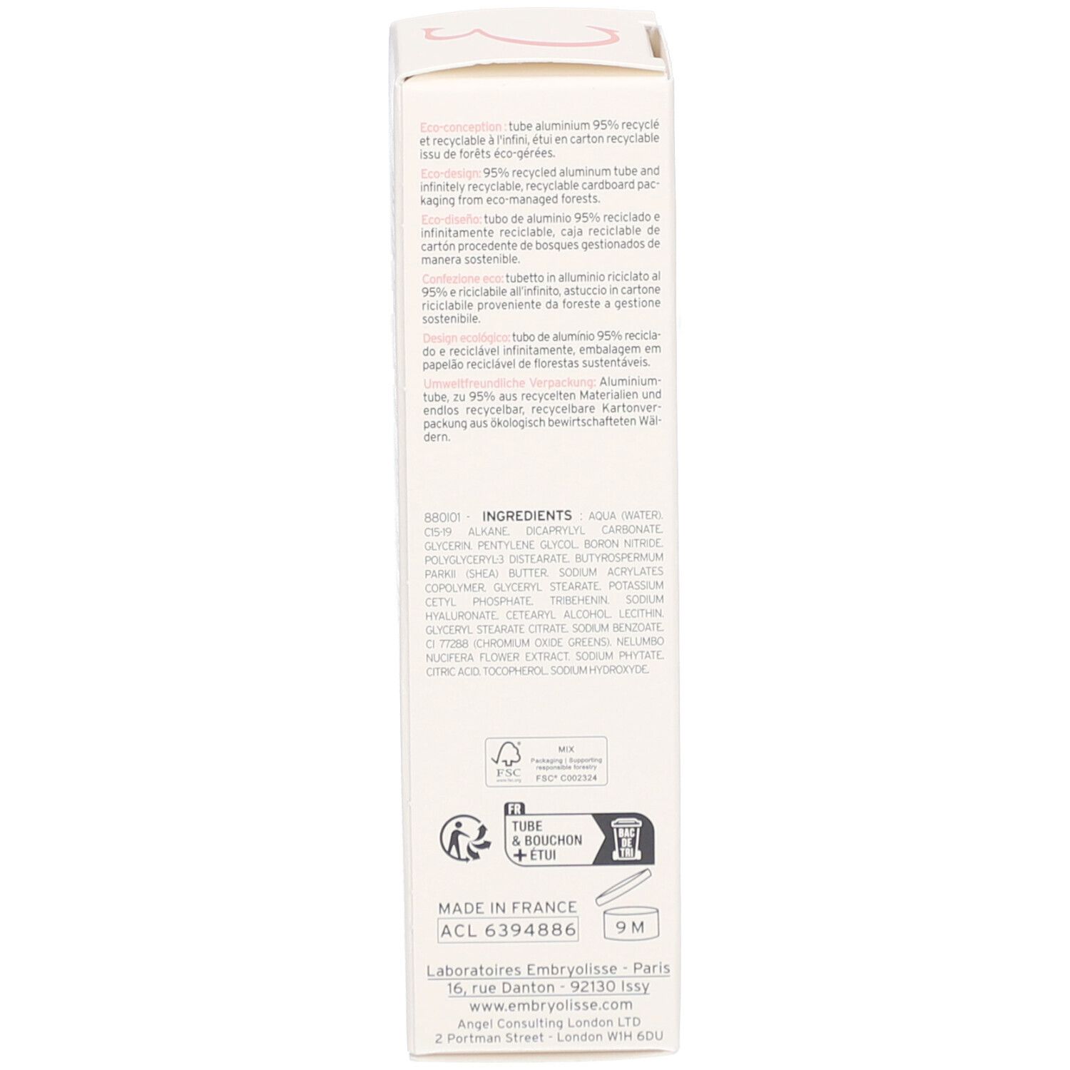 EMBRYOLISSE Soin SOS de Peau