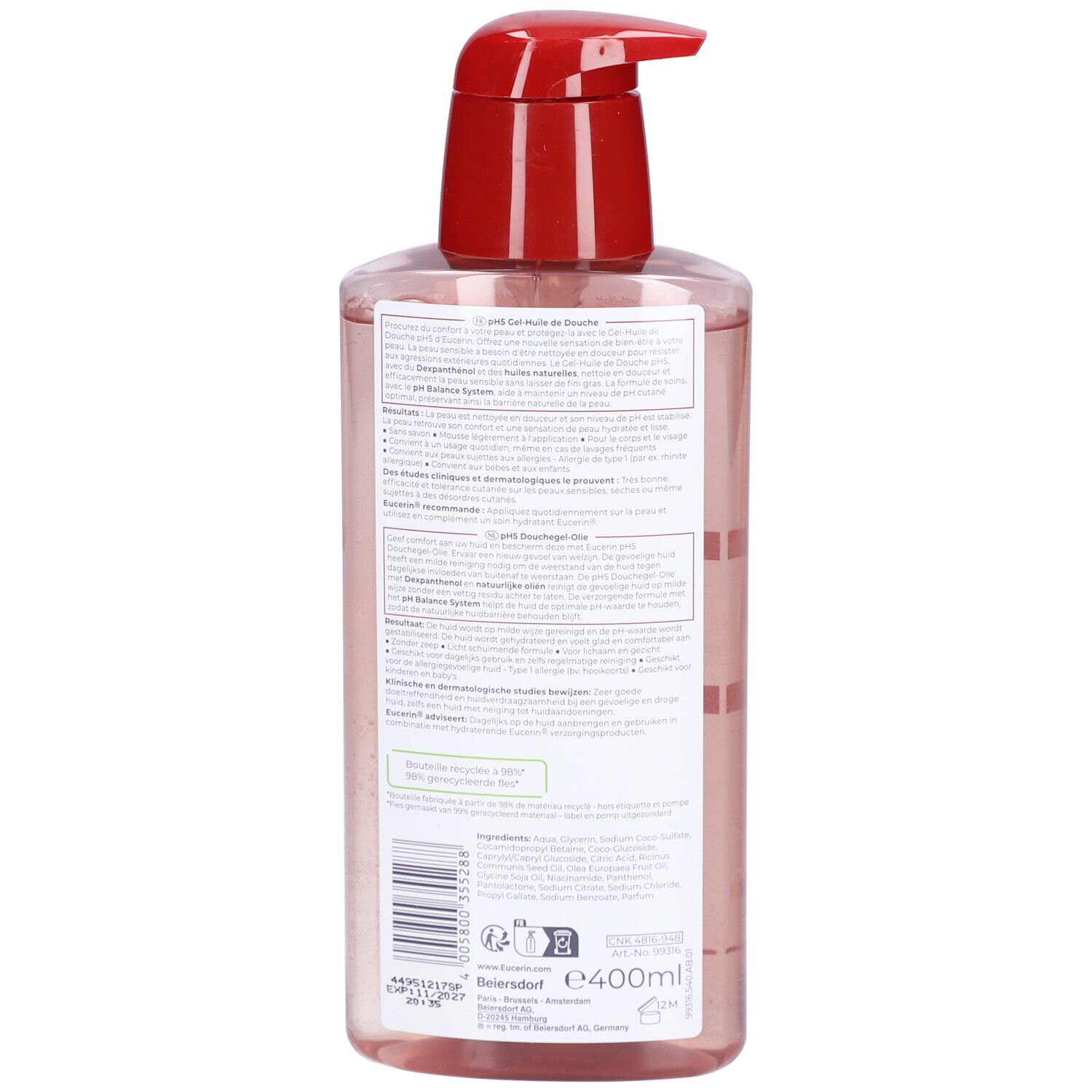 Eucerin pH5 Gel-Huile de Douche