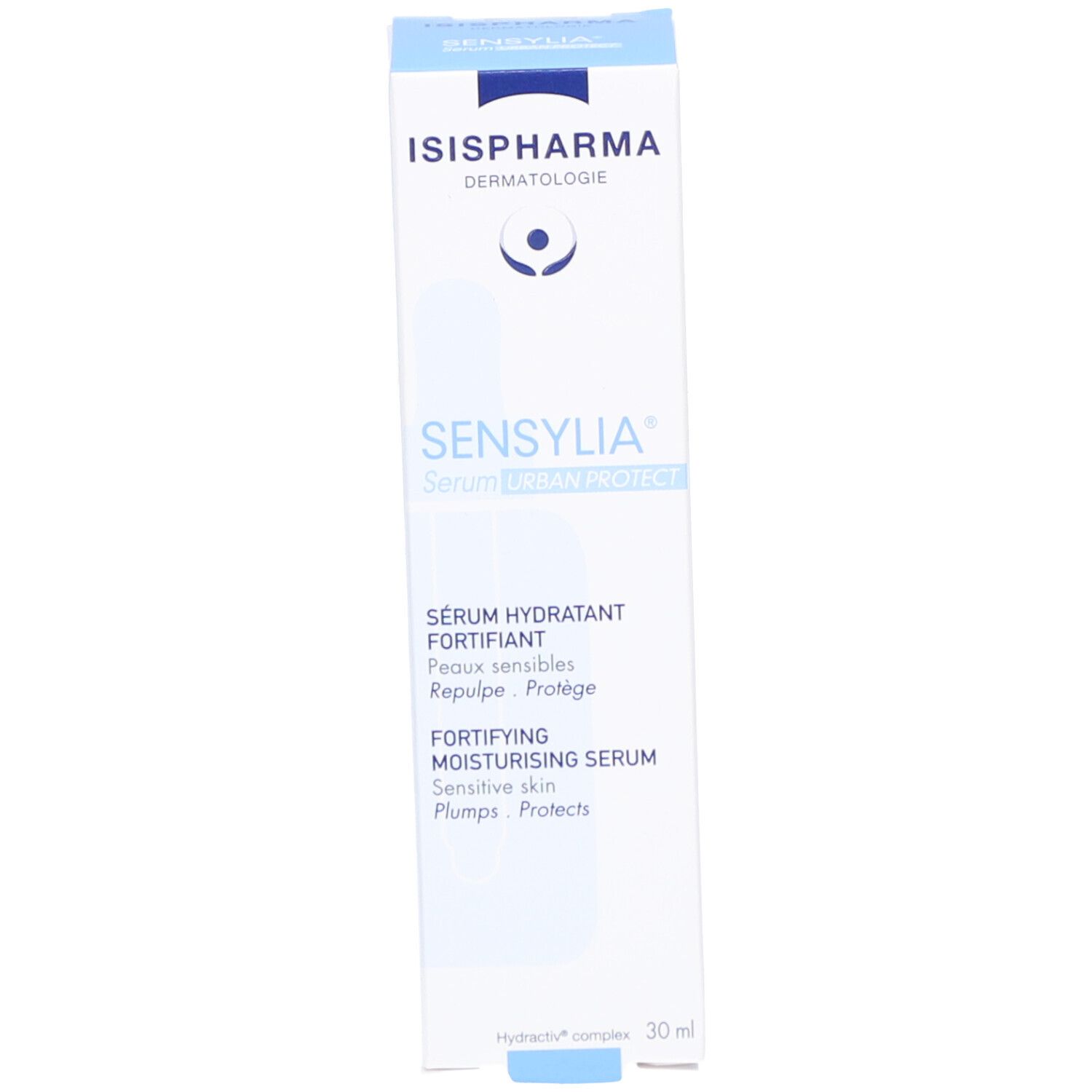 Emballage. ISISPHARMA Sensylia Serum Urban Protect. 30 ml.