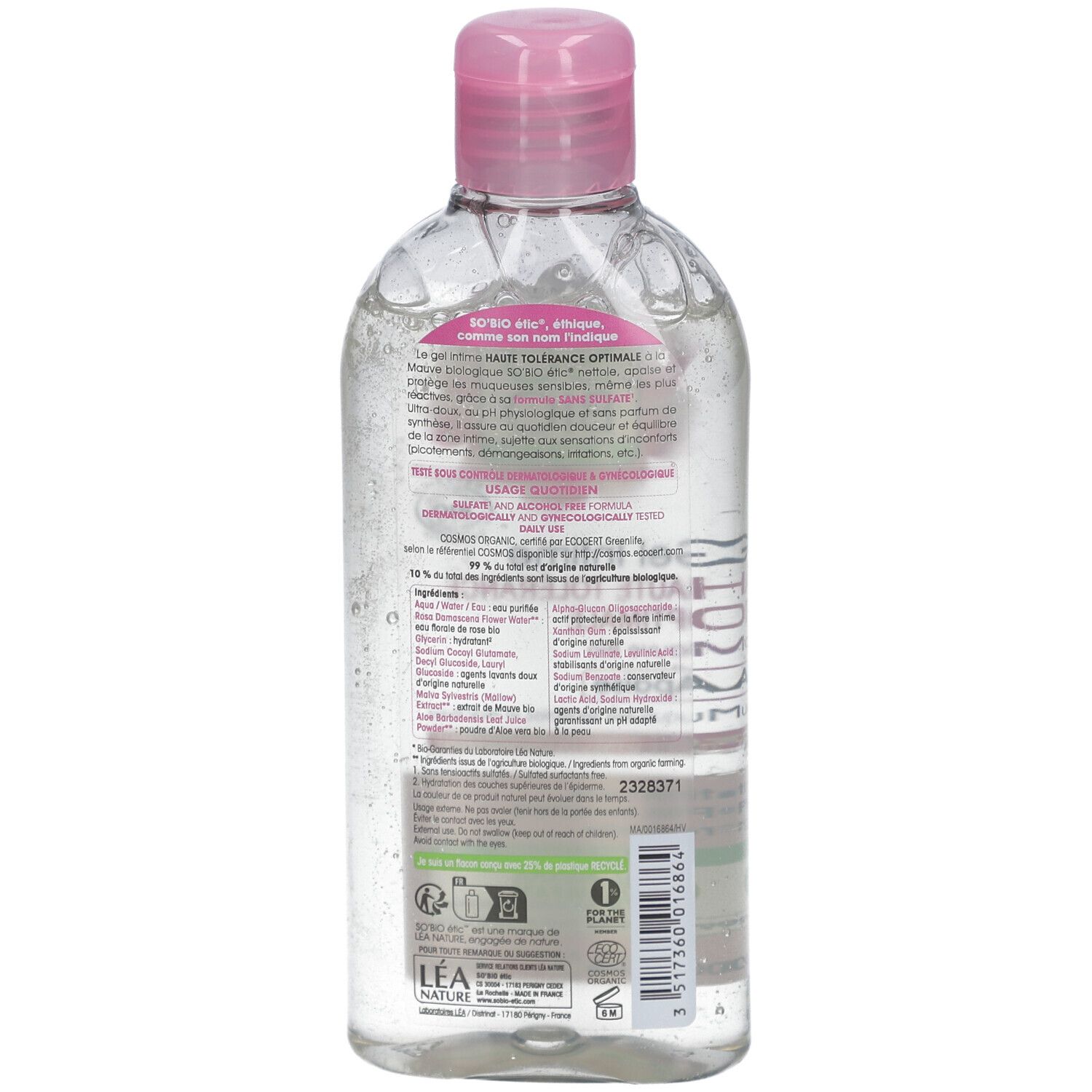 SO BIO ETIC Gel intime à la Fleur de Mauve Bio