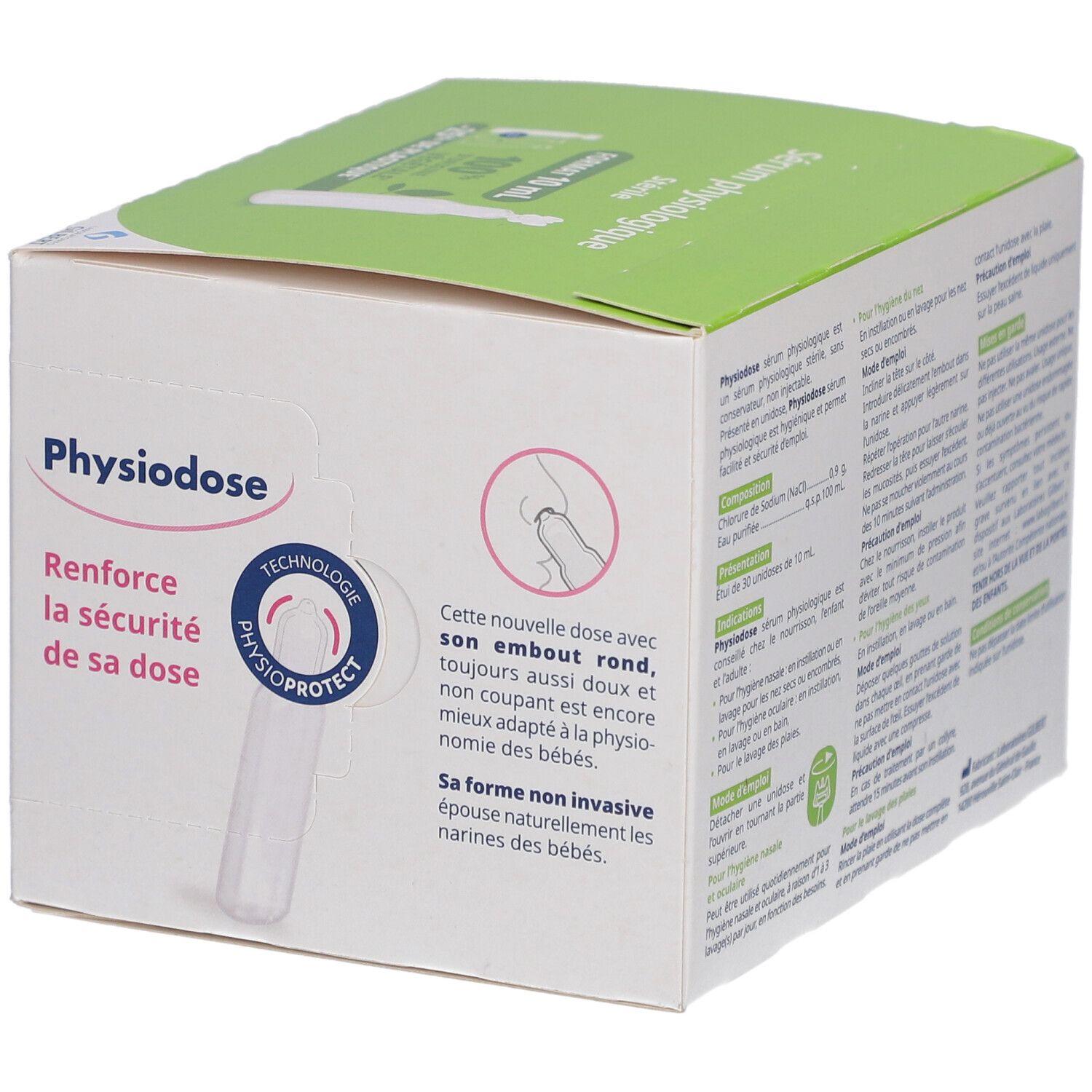 PHYSIODOSE Sérum Physiologique 30 x 10 ml