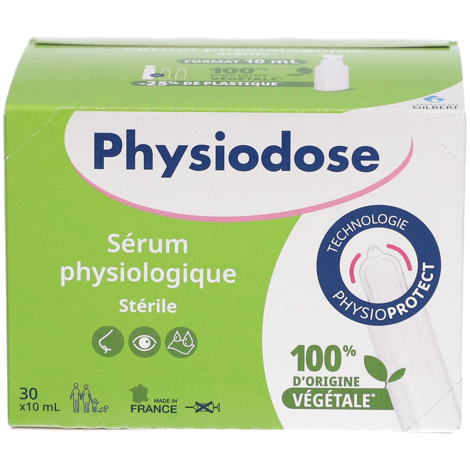 PHYSIODOSE Sérum Physiologique 30 x 10 ml