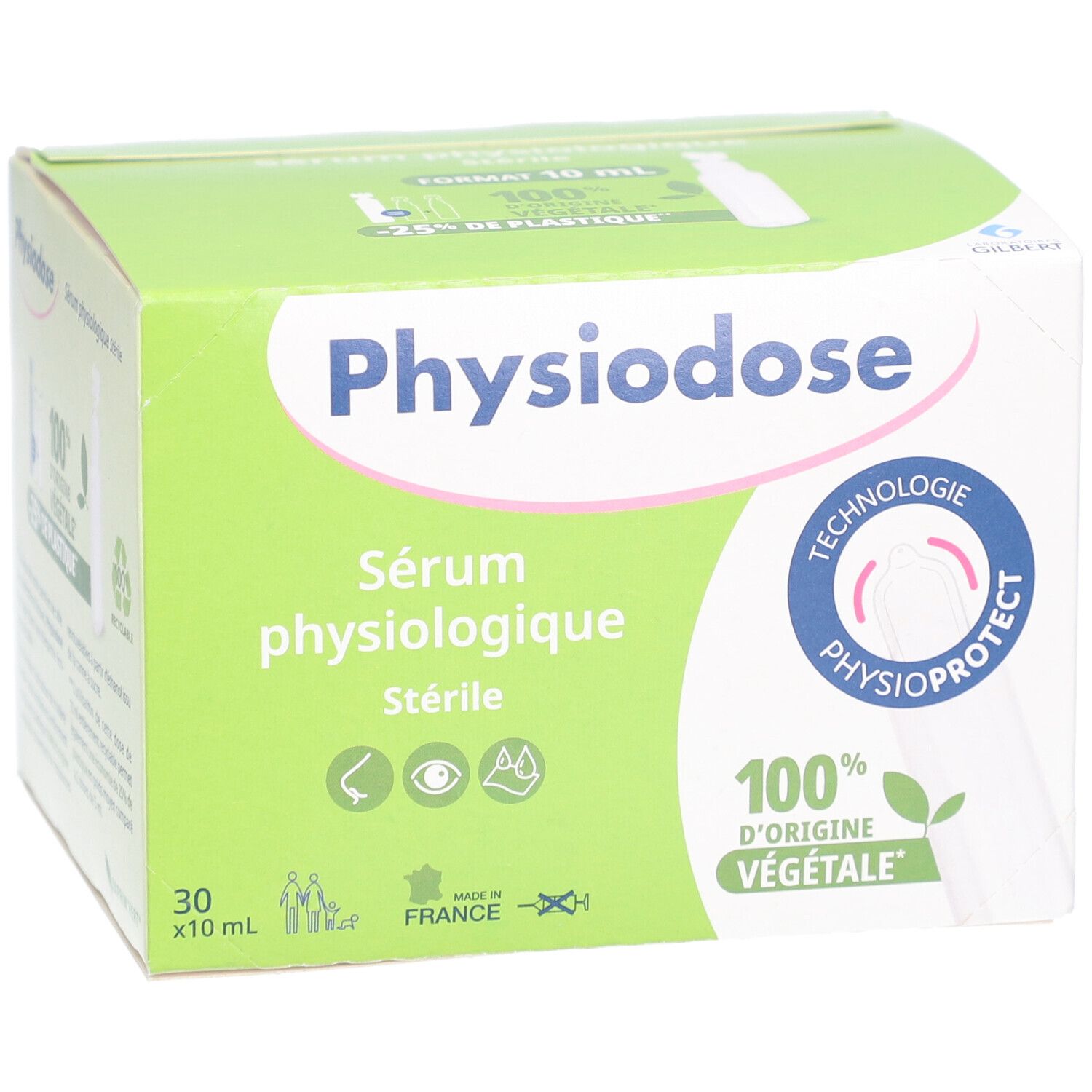 PHYSIODOSE Sérum Physiologique 30 x 10 ml