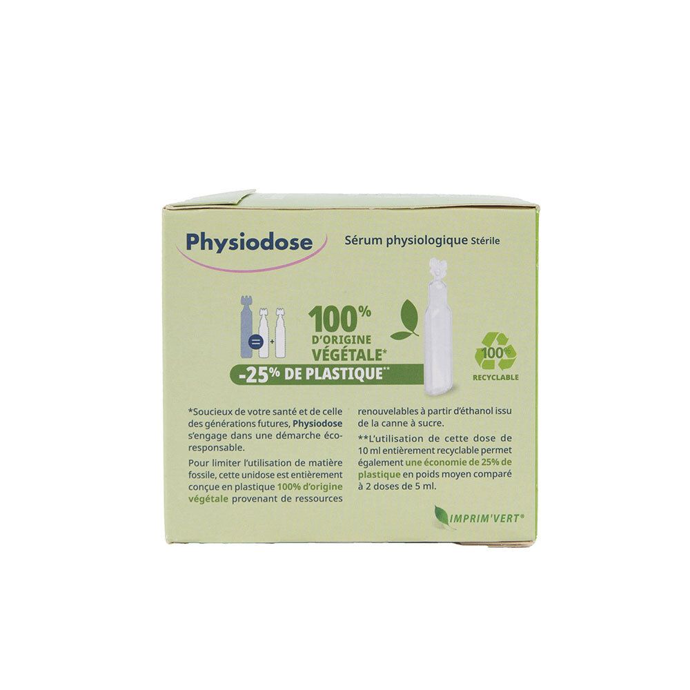 PHYSIODOSE Sérum Physiologique 30 x 10 ml