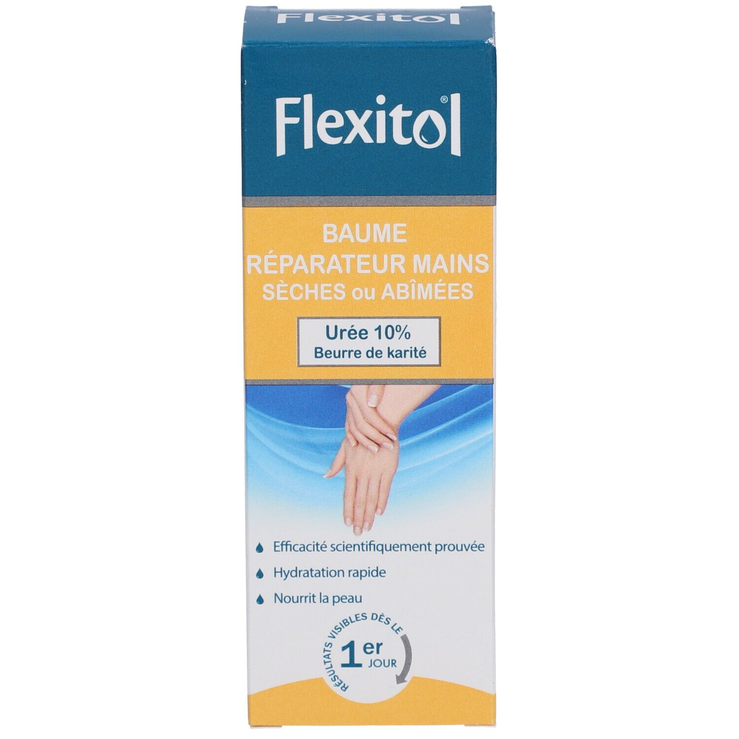 Flexitol Baume réparateur mains abîmées 10 % urée