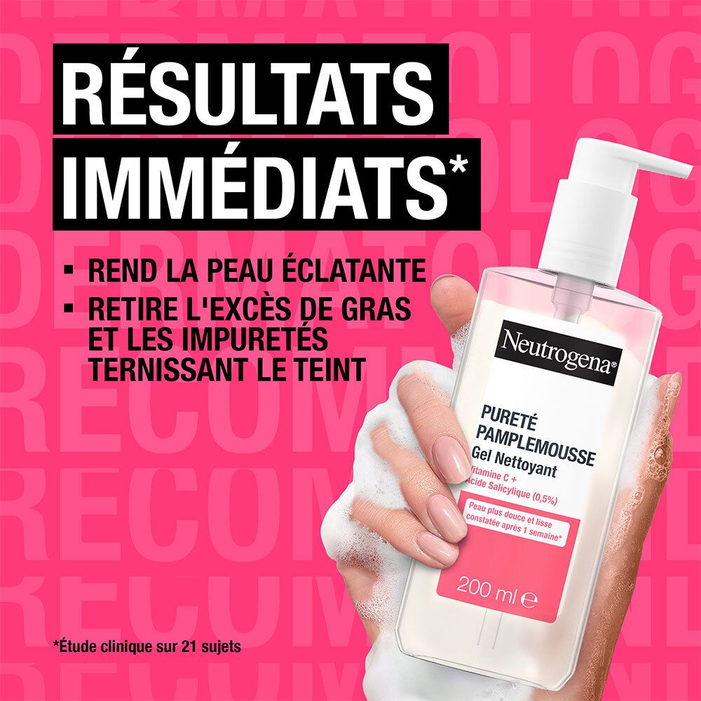 Neutrogena Gel Nettoyant Pureté Pamplemousse Vitamine C