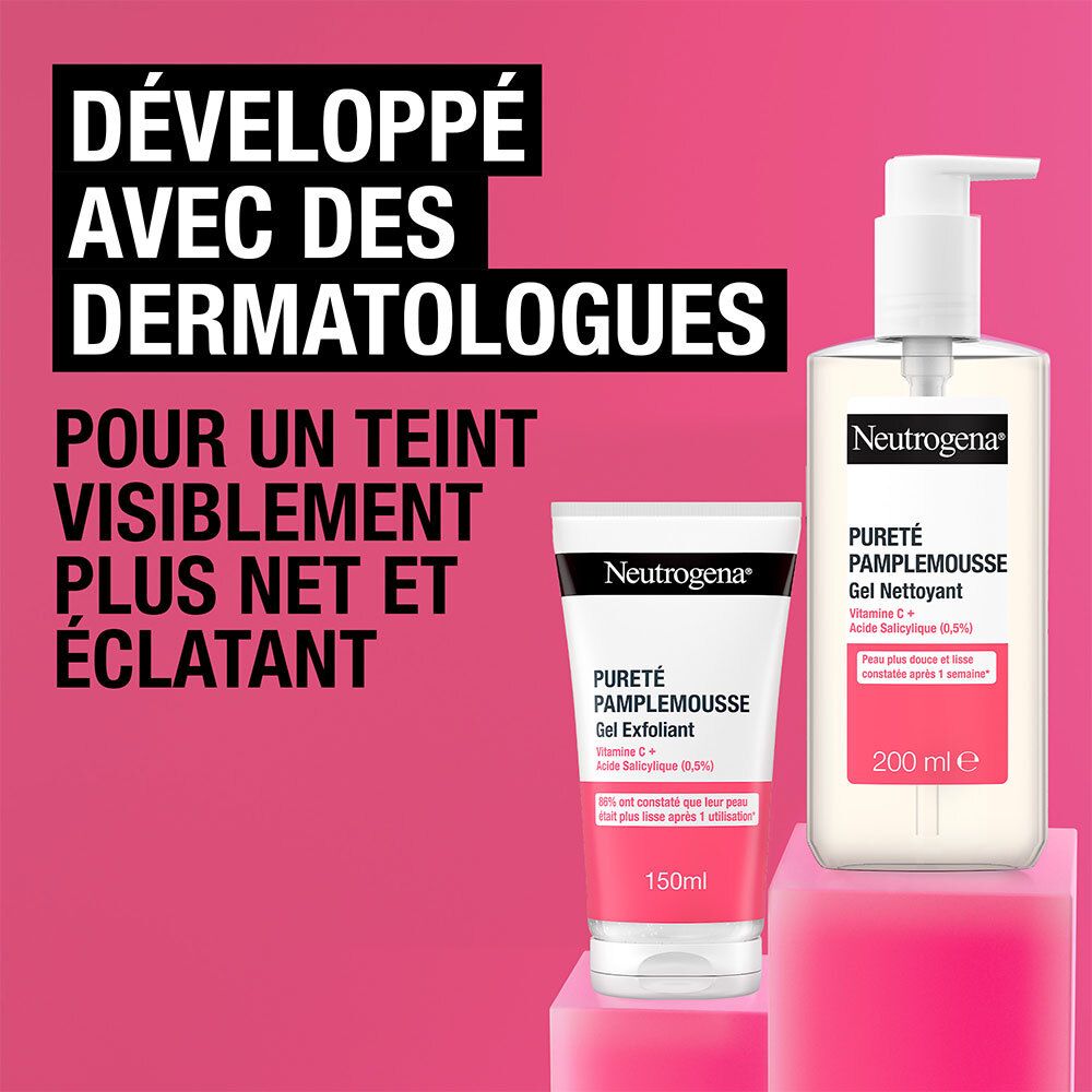 Neutrogena Gel Nettoyant Pureté Pamplemousse Vitamine C