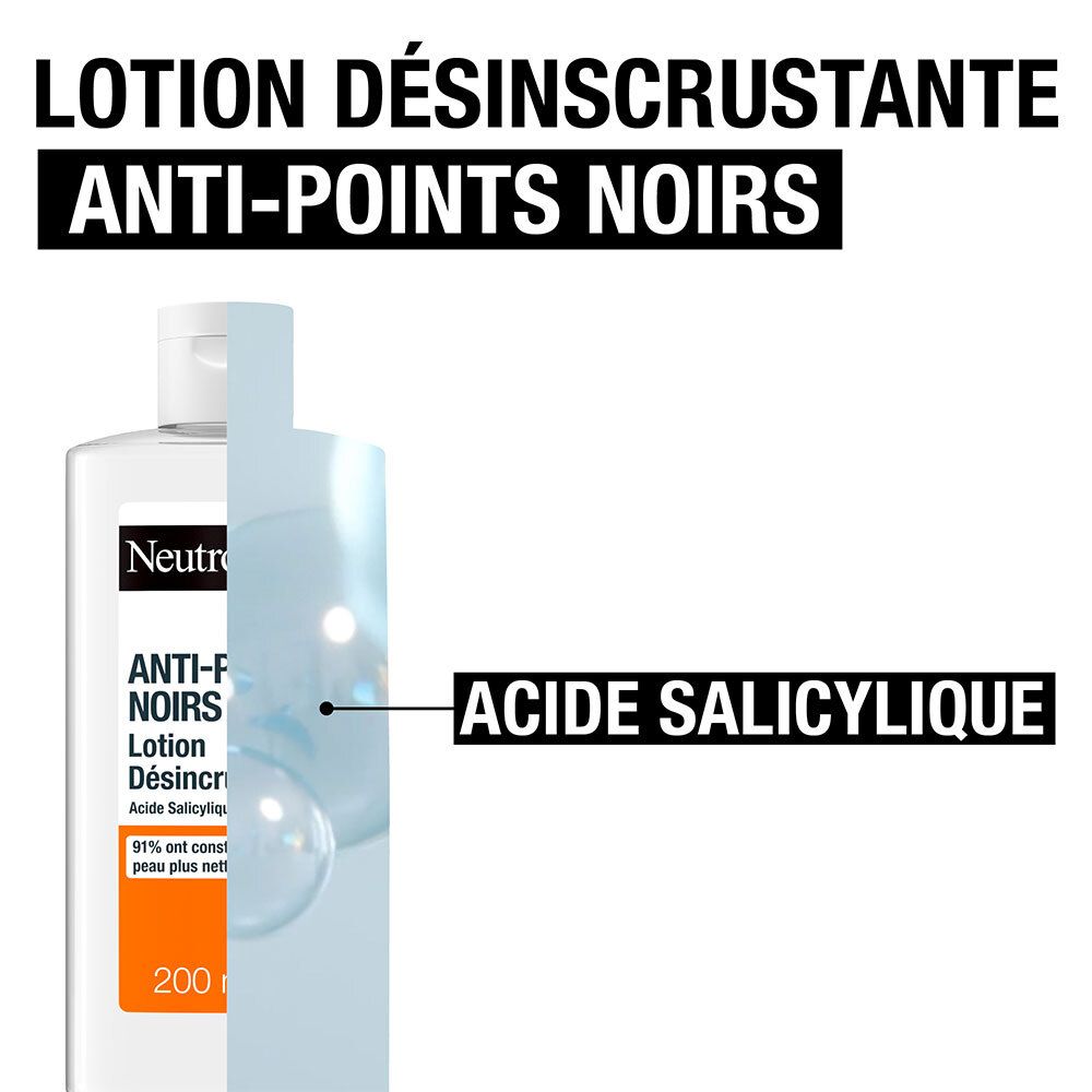 Neutrogena Lotion Anti-Points Noirs Nettoyante Visage