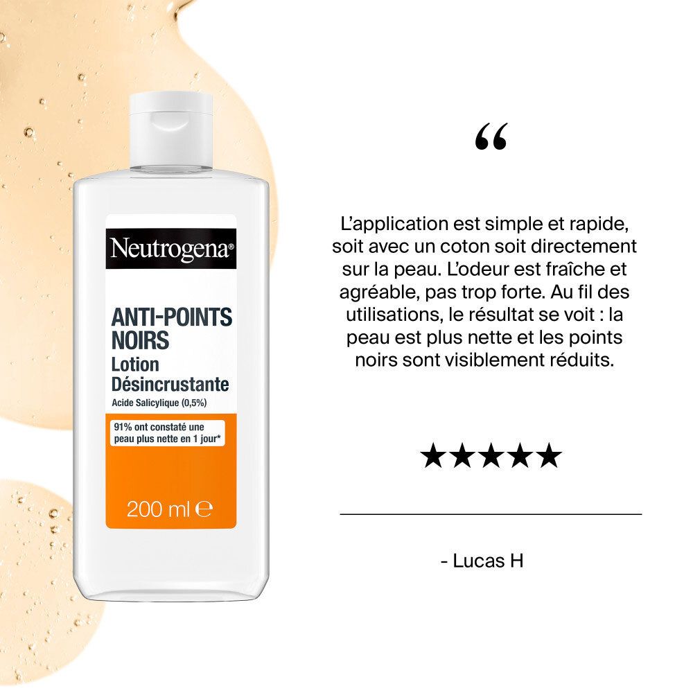 Lotion Neutrogena Anti-Points Noirs, 200 ml, avec avis client.