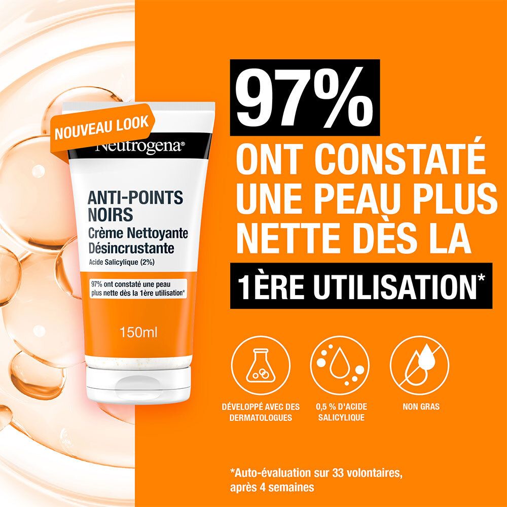 NEUTROGENA Anti-Points Noirs Crème Nettoyante Désincrustante