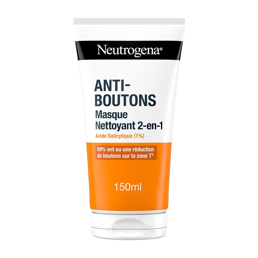 Neutrogena 2-en-1 Nettoyant Exfoliant & Masque Anti-Imperfections