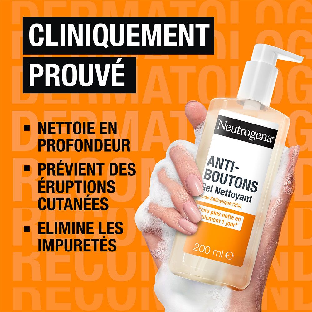 Neutrogena Gel Nettoyant Anti-Boutons Visage