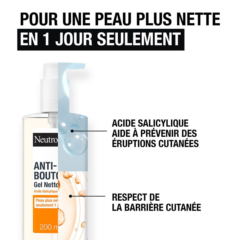 Neutrogena Gel Nettoyant Anti-Boutons Visage