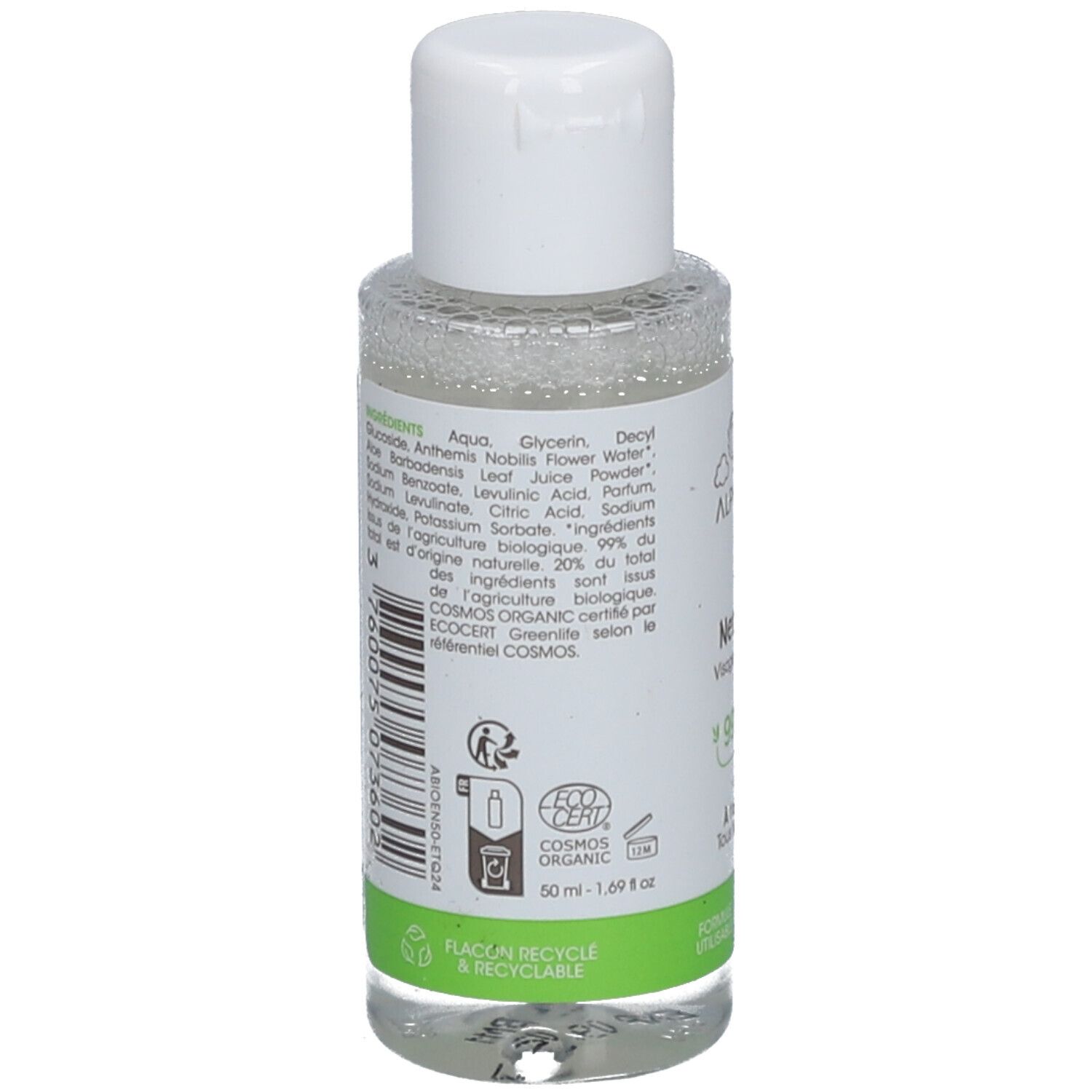 Alphanova Bébé Eau nettoyante visage, corps et siège à l’aloe vera bio