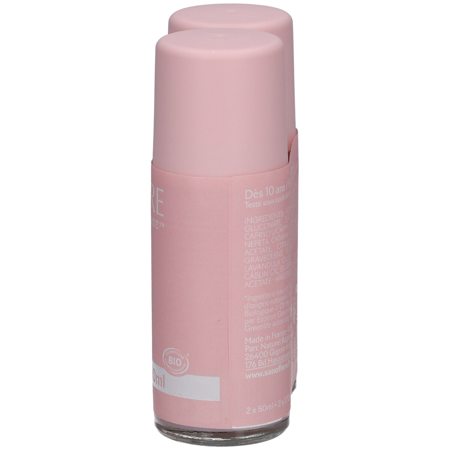 SANOFLORE Déodorant Roll-On 48h Flora x2