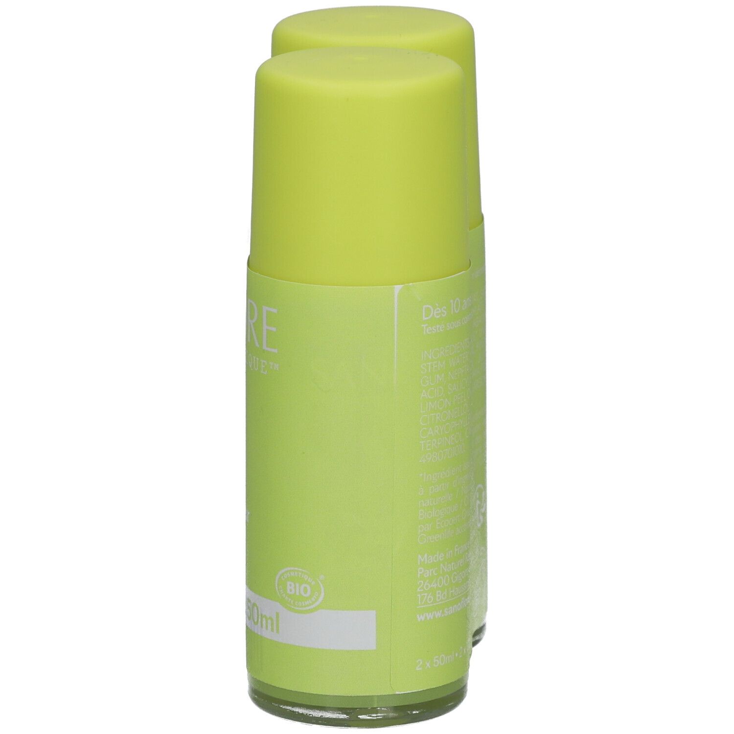 SANOFLORE Déodorant Roll-On 24h Citrus x2