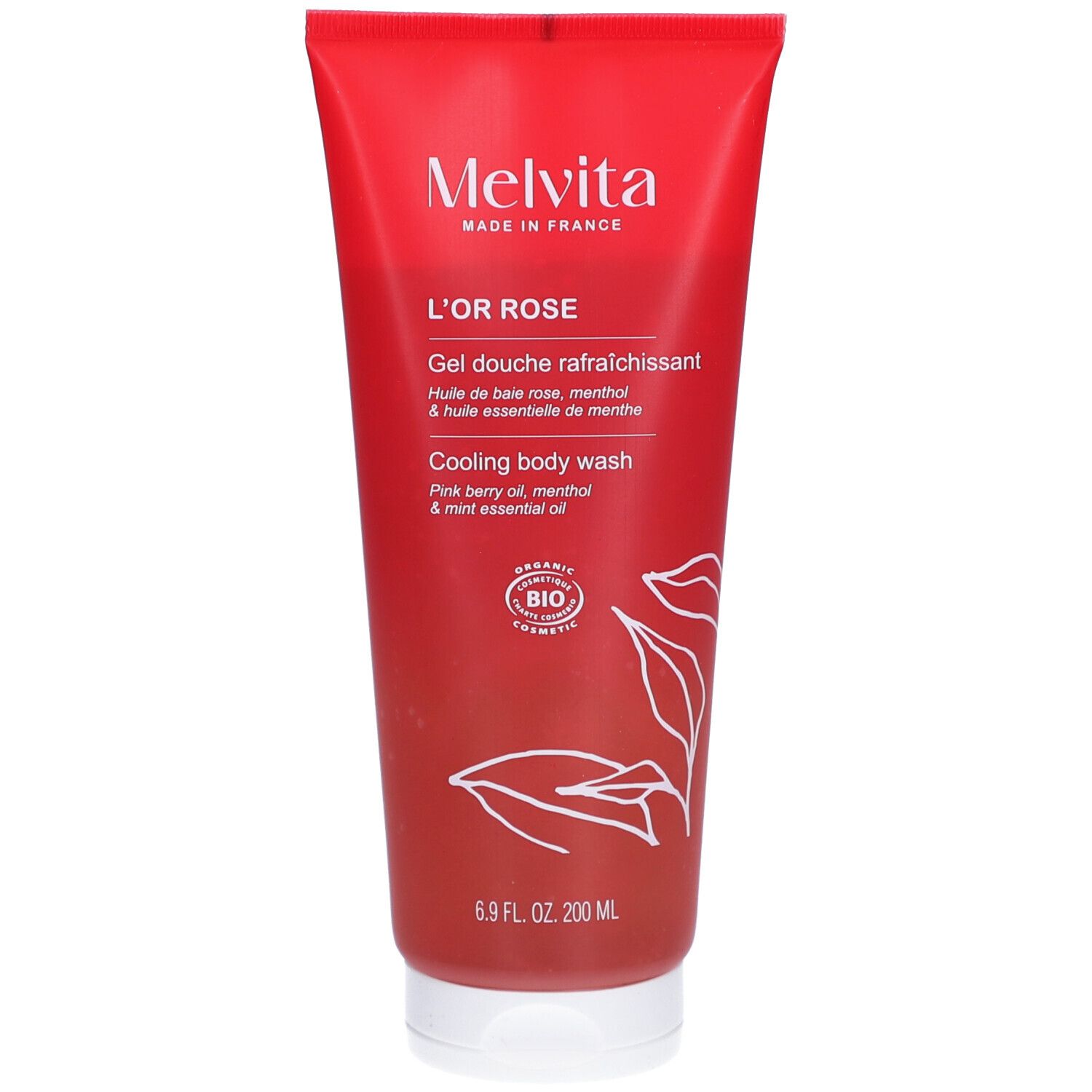 MELVITA Gel Douche Rafraîchissant l'Or Rose