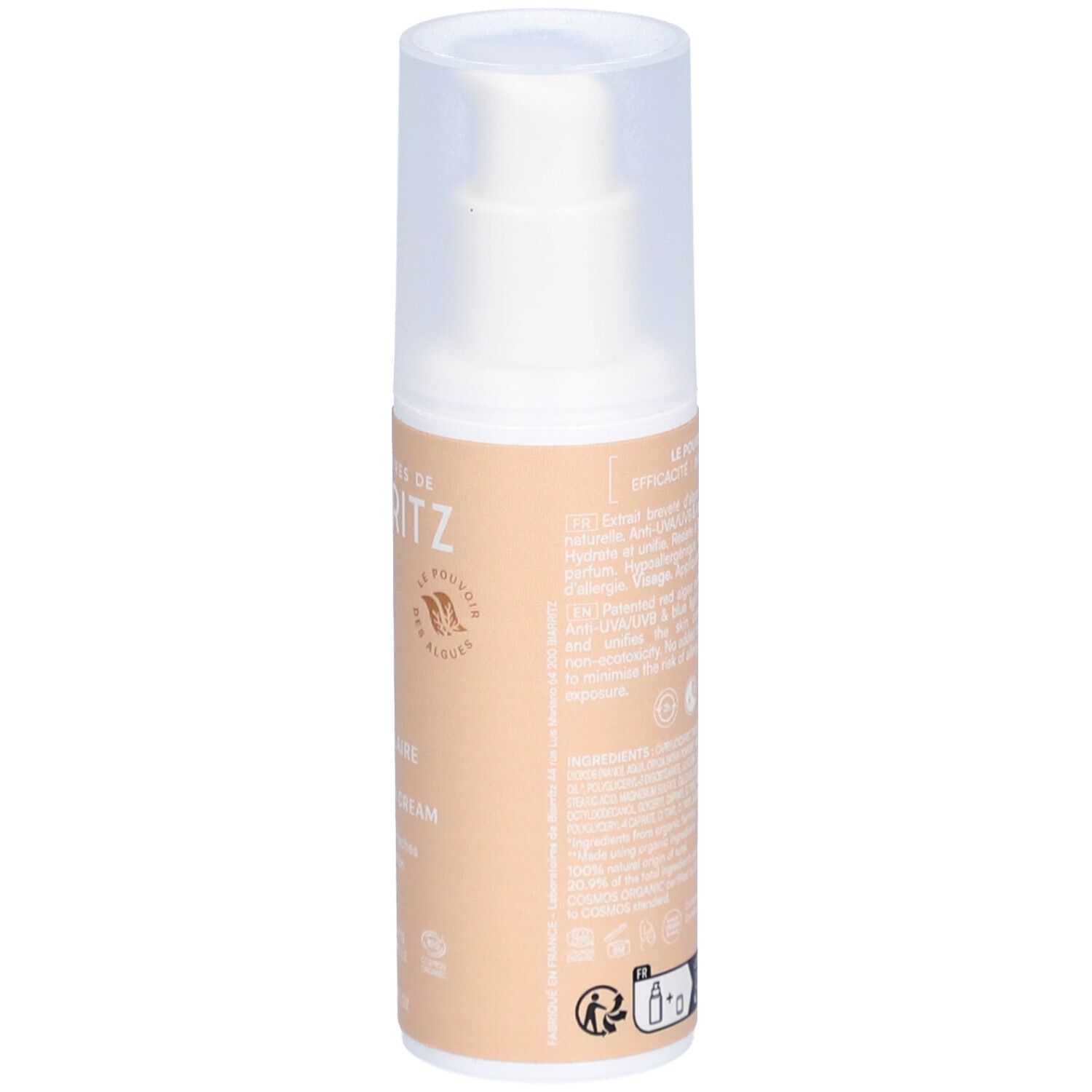 LABORATOIRES DE BIARRITZ Crème Solaire Teintée 01 Ivoire