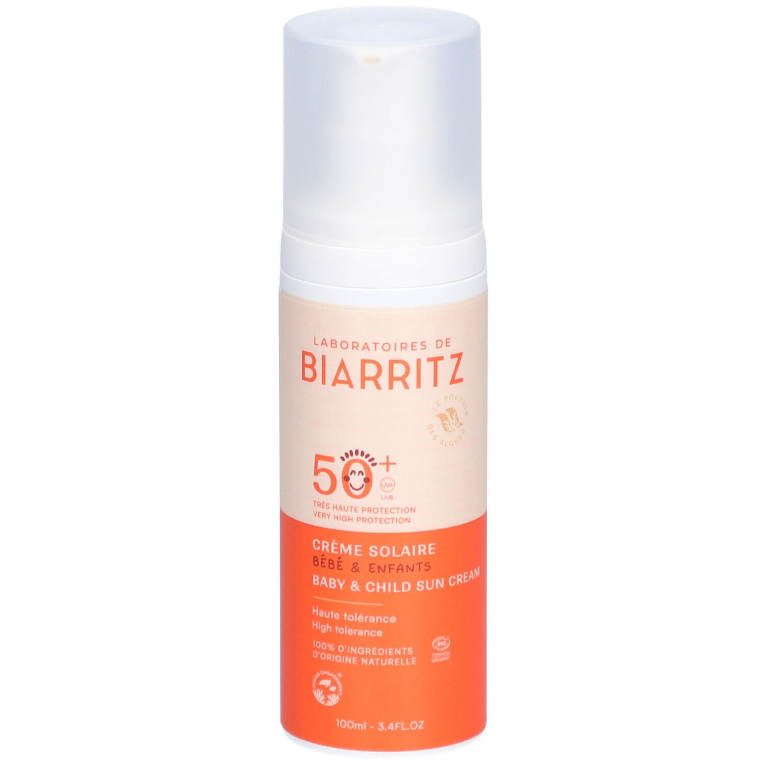 LABORATOIRES DE BIARRITZ Crème Solaire Bébé & Enfants SPF50+