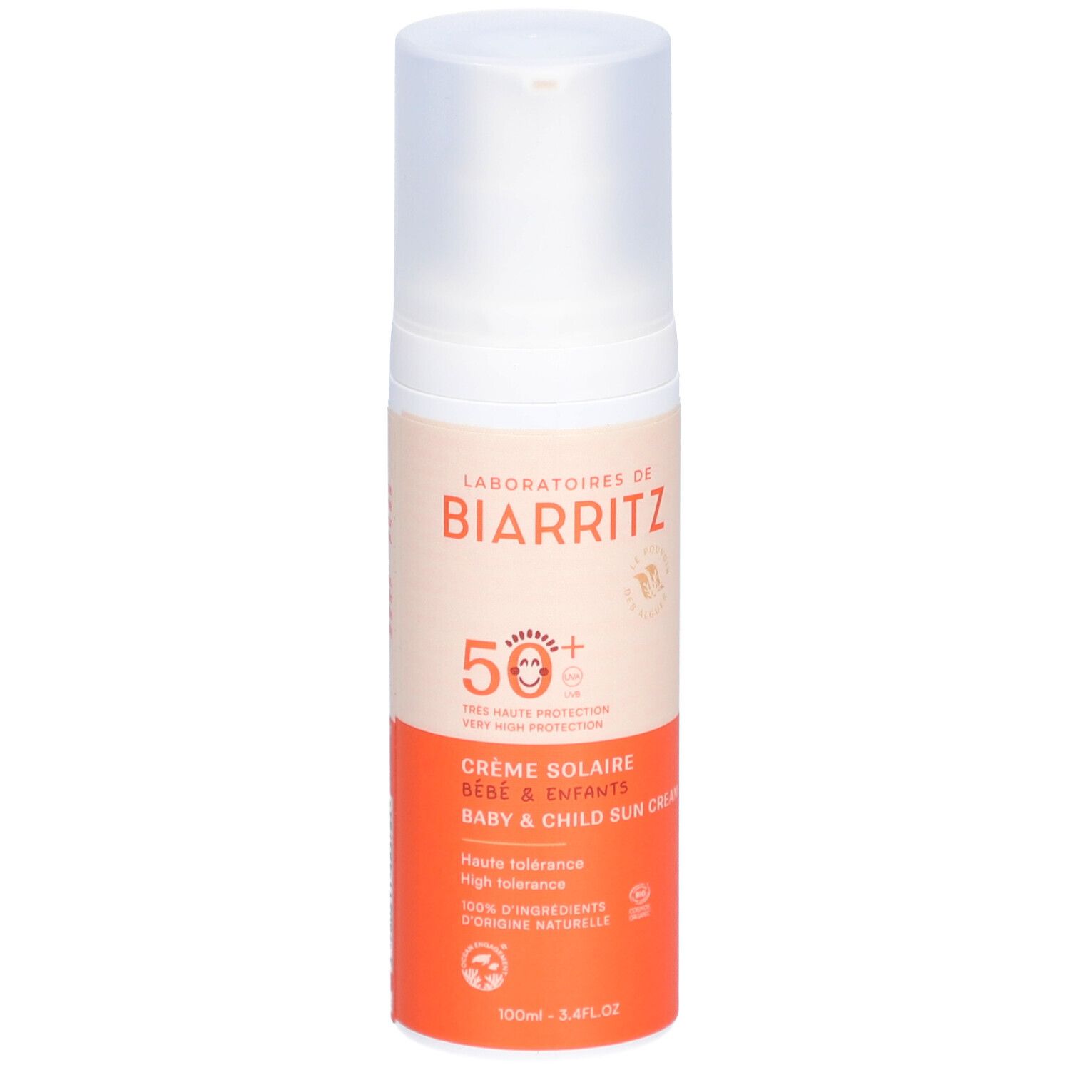 LABORATOIRES DE BIARRITZ Crème Solaire Bébé & Enfants SPF50+