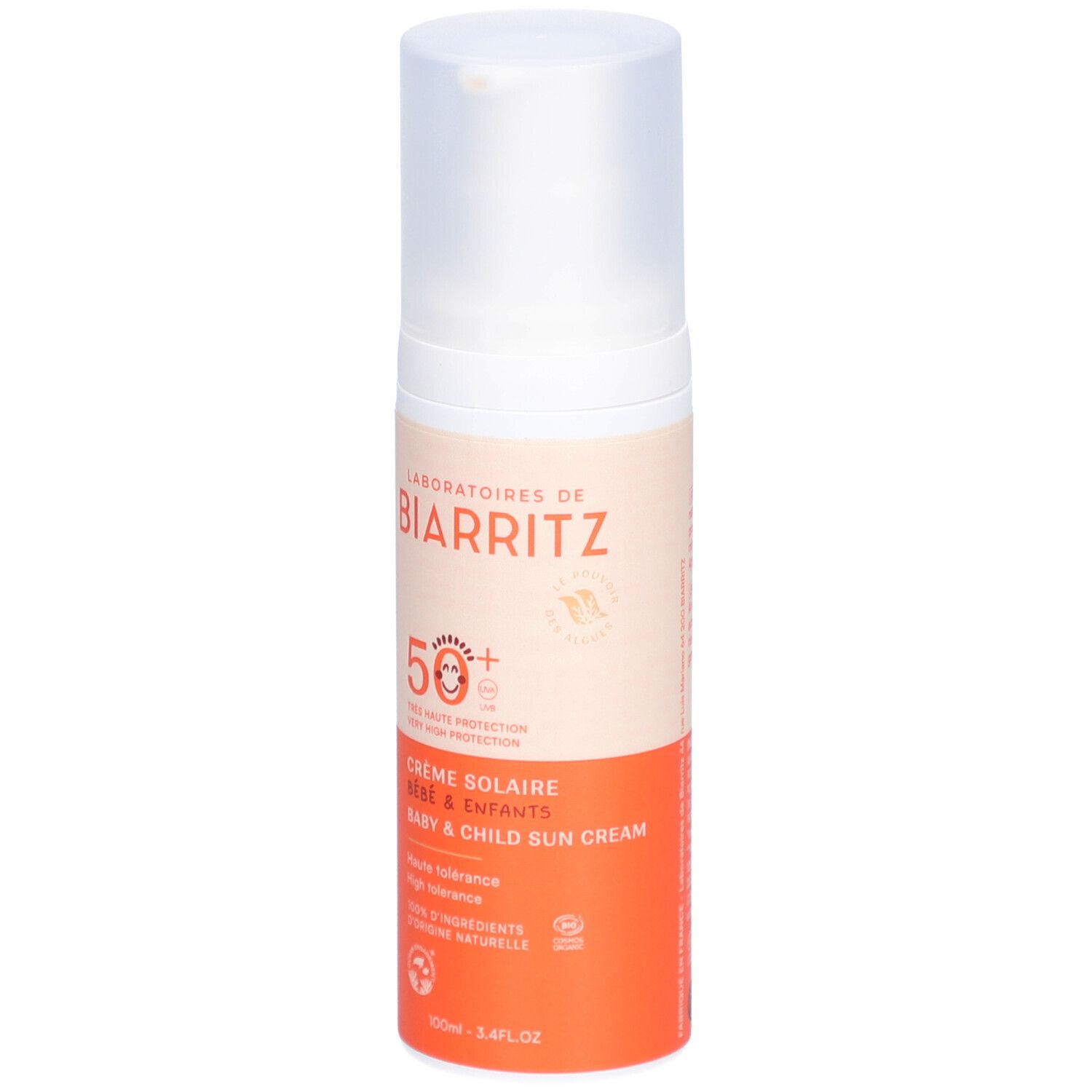 LABORATOIRES DE BIARRITZ Crème Solaire Bébé & Enfants SPF50+