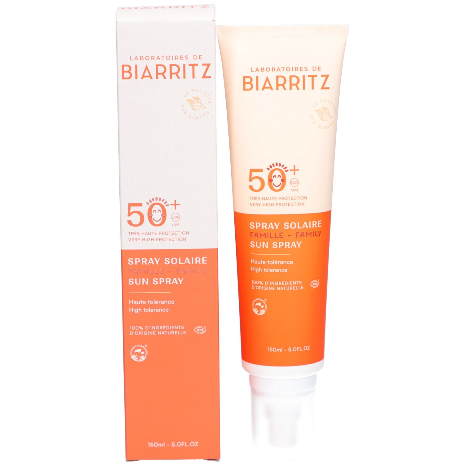 LABORATOIRES DE BIARRITZ Spray Solaire Famille SPF50+