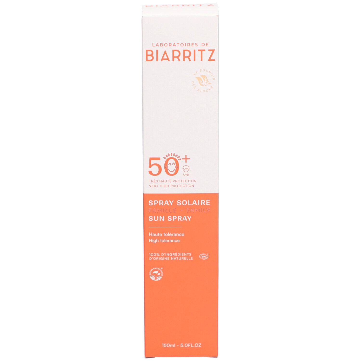 LABORATOIRES DE BIARRITZ Spray Solaire Famille SPF50+