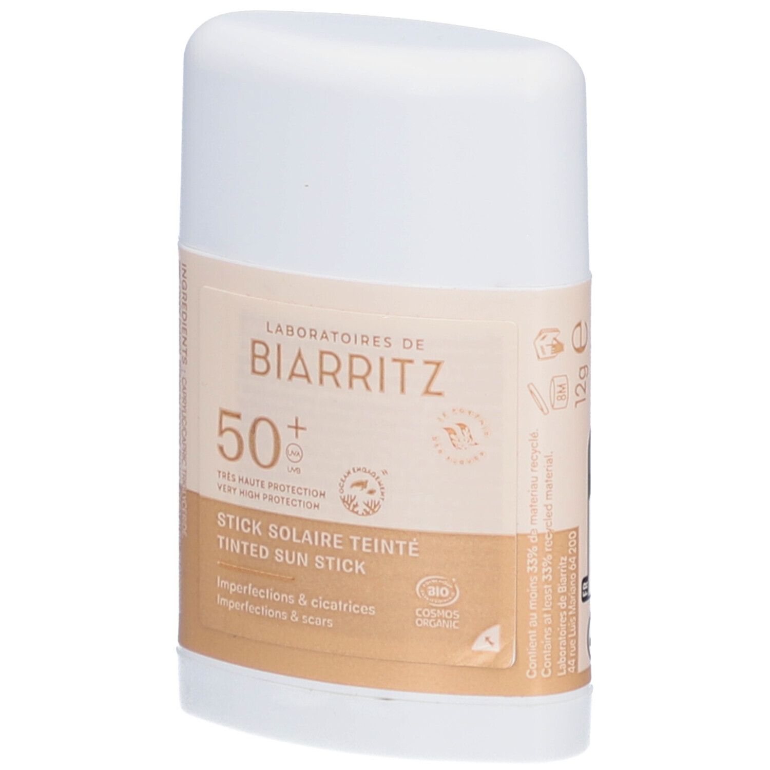 LABORATOIRES DE BIARRITZ Stick Solaire Teinté SPF50+