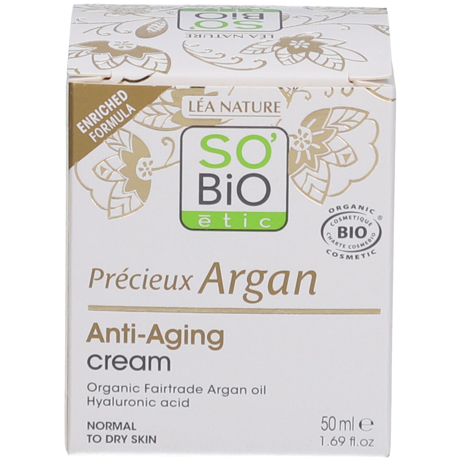SO BIO ETIC Précieux Argan Crème Anti-Âge